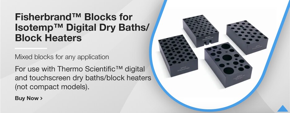 Fisherbrand™ Blocks for Fisherbrand™ Isotemp™ Digital Dry Baths/Block Heaters