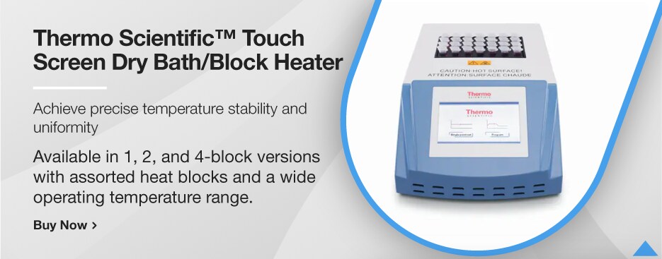 Thermo Scientific™ Touch Screen Dry Bath/Block Heater