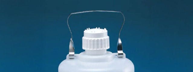 Stainless-Steel Handle for use with Single-Use Sterile Carboys