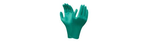 Ansell™ TouchNTuff™ Extended Cuff Disposable Green Nitrile Gloves