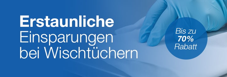 Großartige Einsparungen bei Wischtüchern